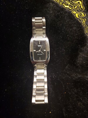 Casio 1330 Mpt 1165 Stainlees Steel Bracelet Watch