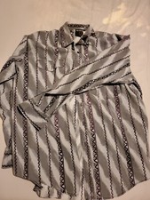 Vintage Frontier Series XL Aztec Soutwestern Brushpopper Long Sleeve Shirt