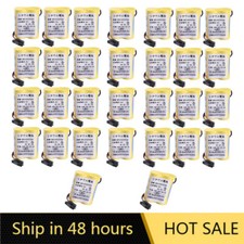 30X BR-AGCF2W 6V 2200mAh PLC Fanuc System Battery A06B-6093-K001 with Black Plug