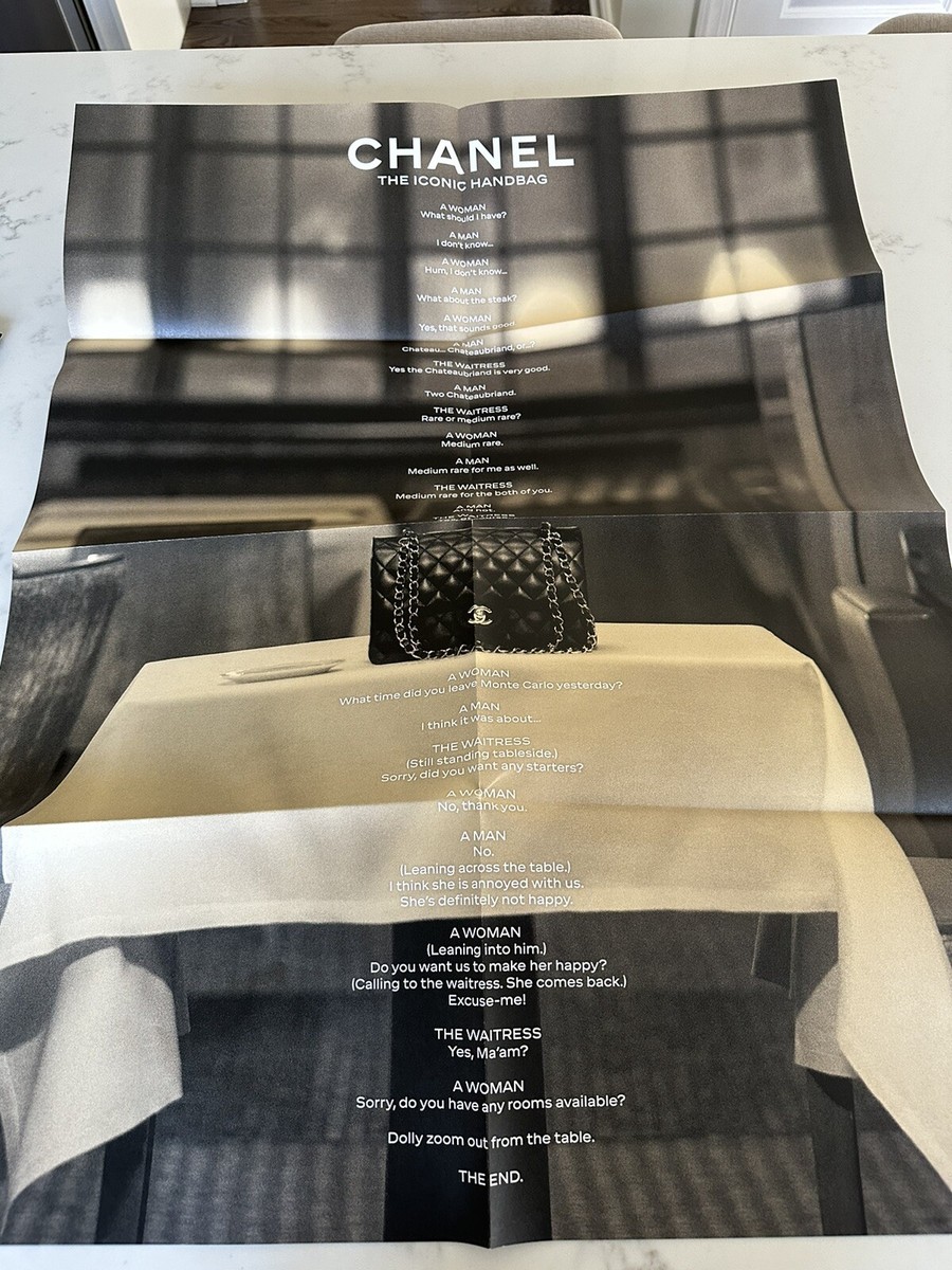 CHANEL 2024 THE ICONIC HANDBAG 大判ポスター Chanel The