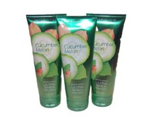 Bath and Body Works Cucumber Melon Ultra Shea Body Cream 8 oz each Lot of 3