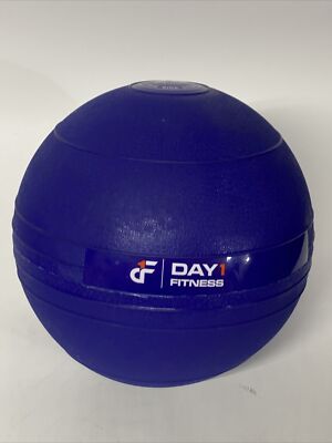 Day 1 Fitness Wered Slam Ball - 20 Livres (9kg) - Violet - Neuf