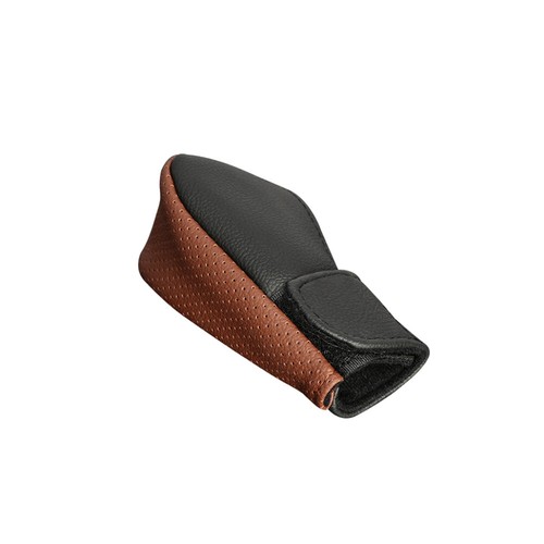 Car Gear Hand Shift Knob Cover PU Leather Handbrake Non-Slip Protector Universal - Imagen 12 de 13