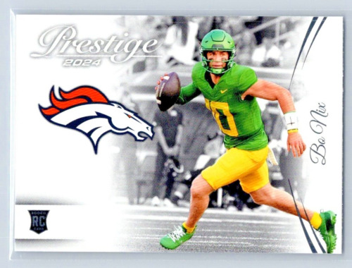 2024 Panini Black Bo Nix Futuristic Rookie Patch /199 🔥🔥 3 2024 Panini Black Bo Nix Futuristic Rookie Patch /199 🔥🔥 3