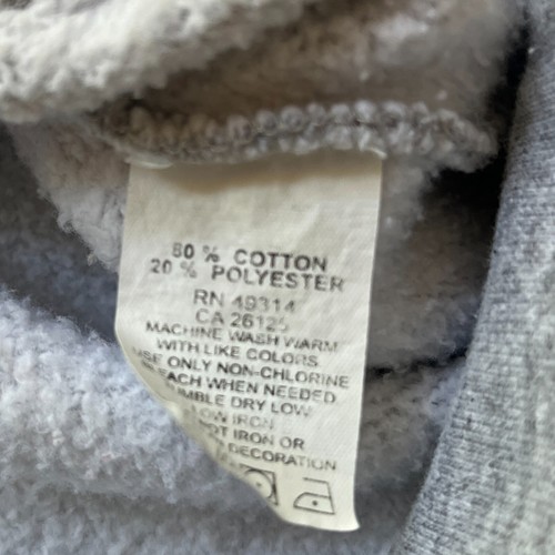 Sudadera con Capucha Wabash College De Colección Para Hombres Pequeña Grande Algodón Gris Equipo para Deportes - Imagen 9 de 9