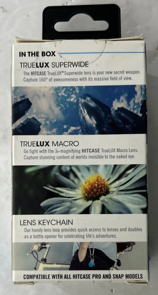 Kit de lentes Hitcase para Snap y policarbonato PRO iPhone 5/SE y 6/6S ¡Nuevo!! Foto 3 de 4