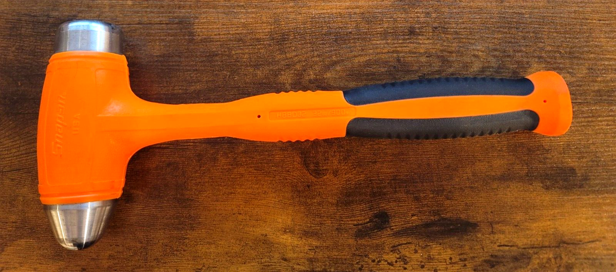 Snap-On ™ Tools NEW HBBD40 40oz Dead Blow Ball Peen ORANGE Soft