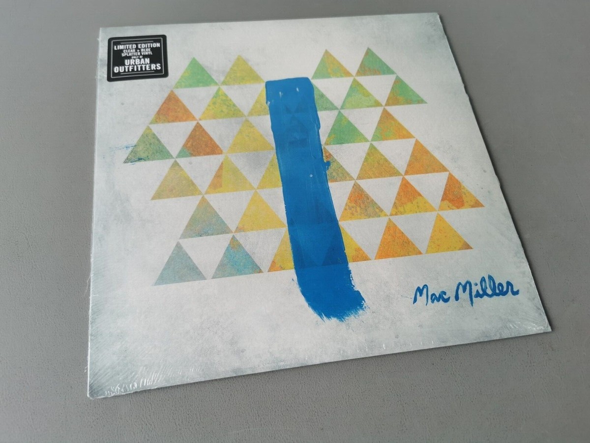 MAC MILLER lim. edition clear blue splatter Vinyl 2LP Blue Slide