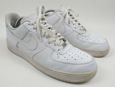 Nike 315122-111 Air Force One 1 AF-1 Low Cut Mens Size 15  display picture 3