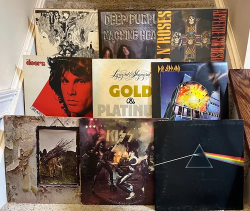 #2 Classic Rock Vinyl LP's  INCREDIBLE TITLES $6 Flat Shipping Per Order 4/10