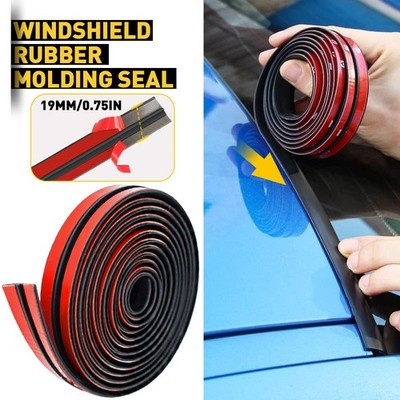 Car Windshield Roof Window Rubber Seal Strip Moulding Sealed Trim 4M Accessories