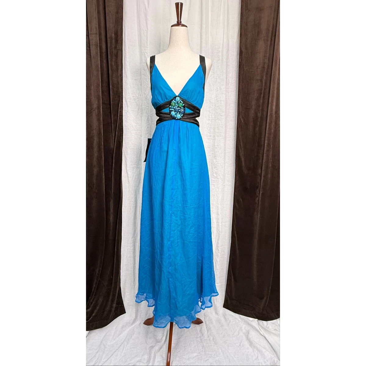 bebe maxi dresses sale Bebe Women's Print Satin Maxi Dress