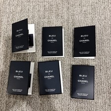 Lot of 6 CHANEL Bleu de Chanel Eau de Parfum Spray Sample Size Pour Homme