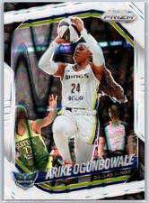 2025 Panini Arike Ogunbowale 73 White Seismic Prizms Dallas Wings