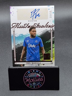 Orel Mangala 2024-25 Impeccable PL Auto 10/10 Masterstrokes Everton 