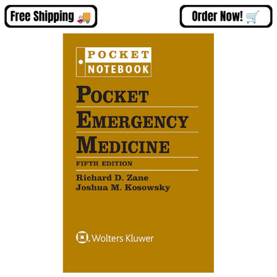 Pocket Emergency Medicine Quick Reference Guide Clinical Medical Handbook