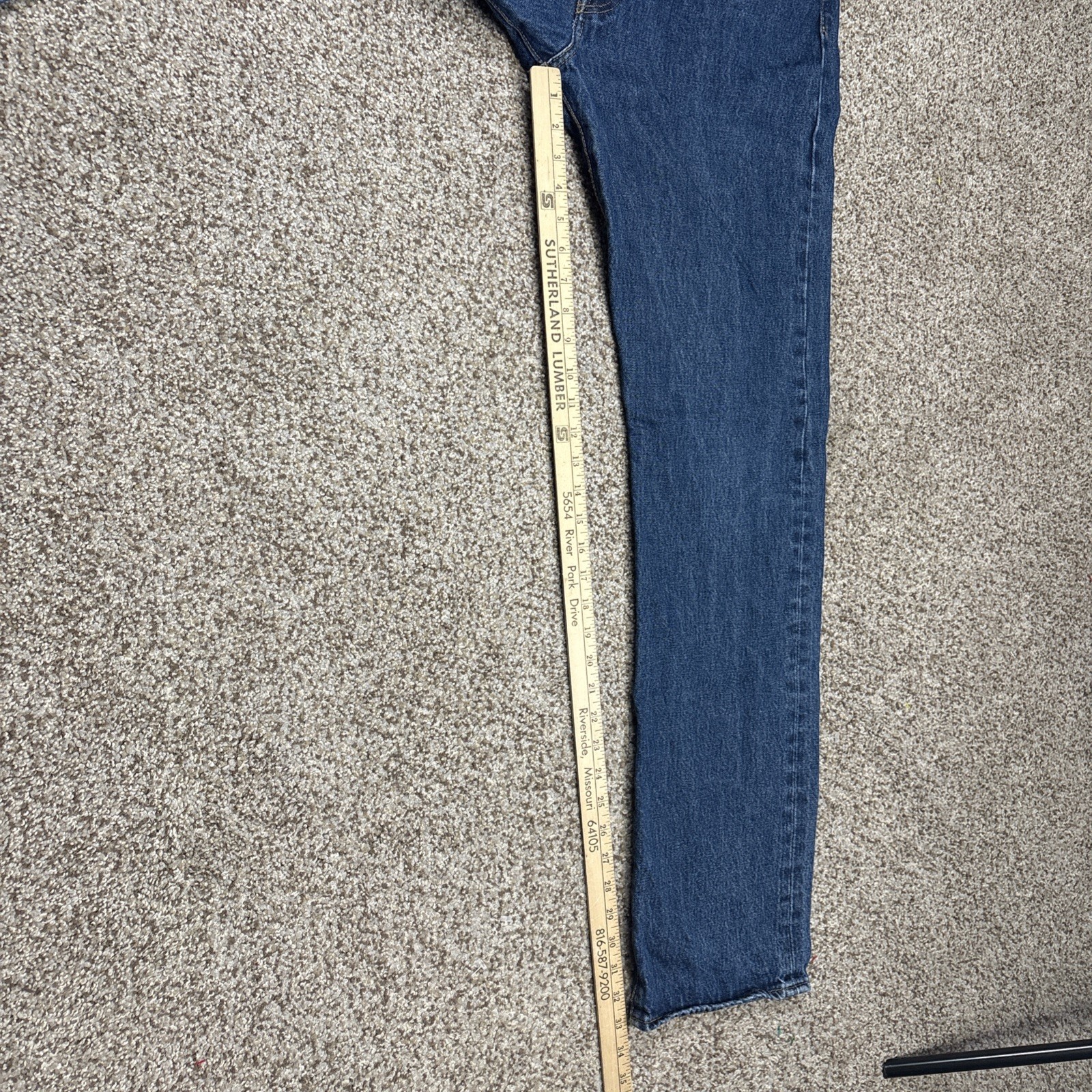 Levis 501 XX Button Fly Jeans Men’s Tag 38x34 Actual 38 X 33 - View 9