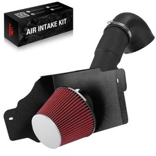 Cold Air Racing Intake Kit Filter For Ford 2005-2009 Mustang Gt 4.6l V8 Black