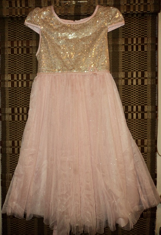 Dorissa Girl's Formal Dress. Sz. 10. Sparkly!
