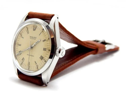 Rolex Oyster Ref.6426 Cal.1225 Manual Winding Silver Dial Precision 34mm Men's