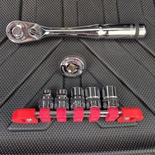 KTC Nepros 9.5sq. Ratchet & Socket Set 8-14mm Used Car Repair Tools