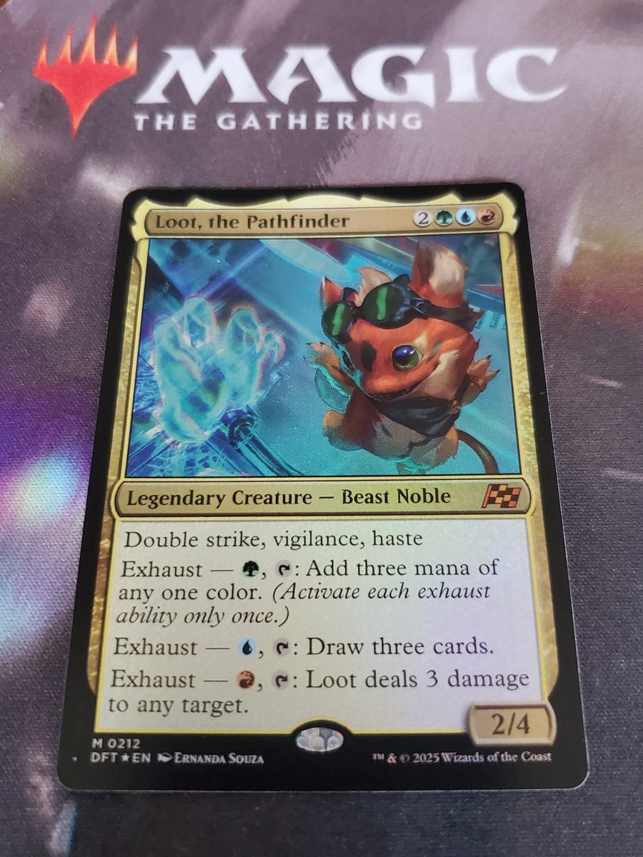 Mtg. Loot, the Pathfinder. Foil. Aetherdrift. Pack Fresh | eBay Mtg. Loot, the Pathfinder. Foil. Aetherdrift. Pack Fresh | eBay