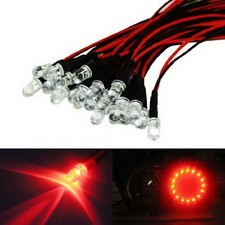 20 Brilliant Red 12v Led Lights For Tail Lamps Angel Eyes 3rd Brake Retrofit Diy