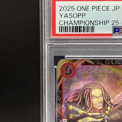 PSA 10 Yasopp OP09-013 R Championship 2025 Souvenirs One Piece
