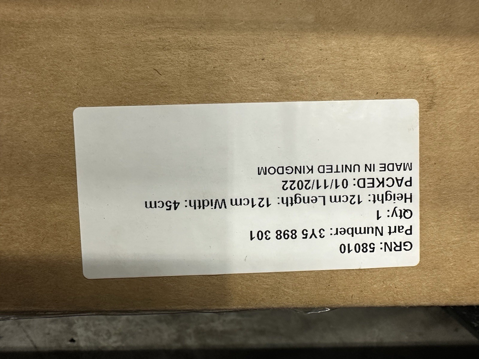 2015 Bentley Mulsanne Center Rear Bumper Molding Stainless Steel ,OEM