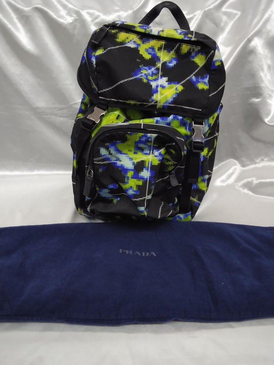 PRADA 2VZ135 Radar Pattern Backpack from Japan