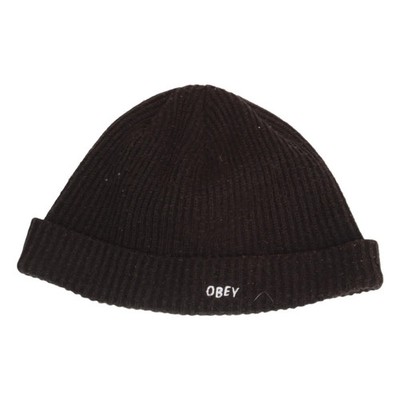 Obey, Beanie-Mütze, Größe: ONE SIZE, Acryl, Schwarz, Unisex (Erwachsene) #t6Y
