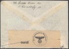 3rd Reich Germany 1940 Judaica  Airmail Jewish Veterans Austria Cover 116375 — photo 2