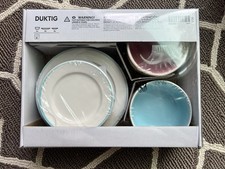 IKEA Duktig 12 Dish Set  Kids Play Dishes  Glass or Porcelain Material