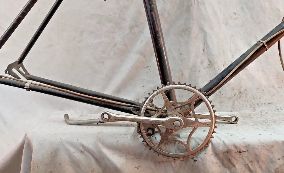 Cuadro de bicicleta de carretera Huffy Sportsman 1968 vintage Cruiser 54 cm pequeño acero Inglaterra Foto 3 de 4