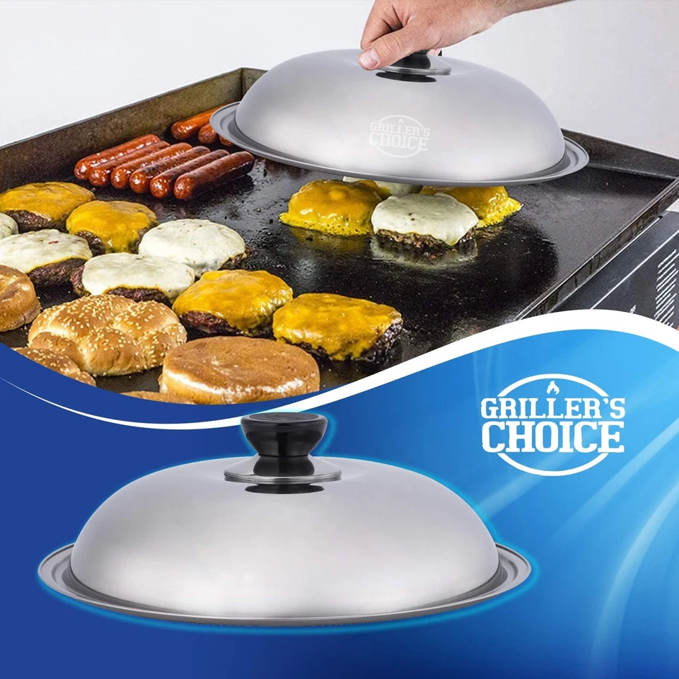 Grillers Choice - Juego de accesorios de plancha definitivo - Juego de espátulas de metal para planas... Foto 4 de 4