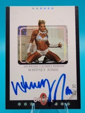 Whitney Jones Olympia 2021 Fitness Autographed Bodybuilding Trading Card