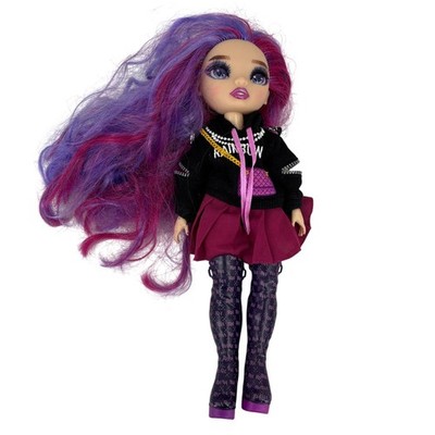 Rainbow High Emi Vanda Fashion Doll Orchid Purple with Outfit Boots 11 Inch MGA
