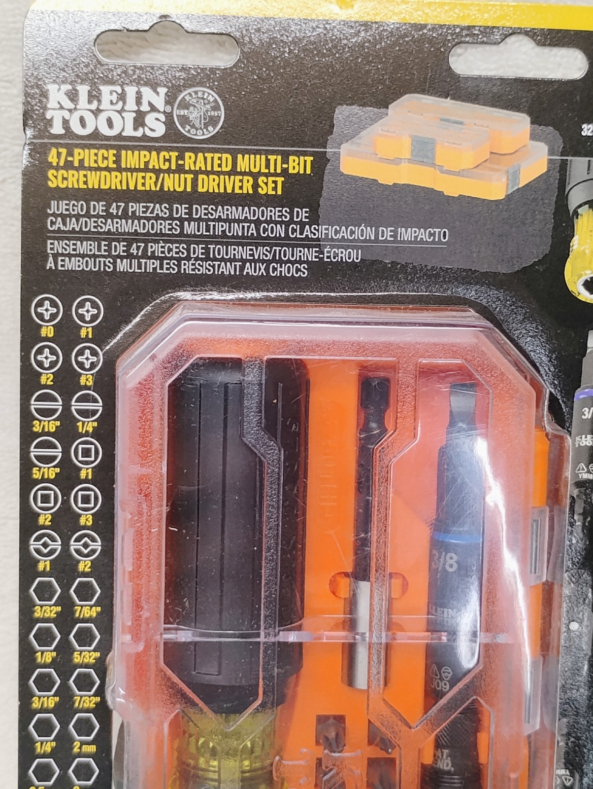 Klein 32501HD KNECT Impact-Rated Multi-Bit Screwdriver/Nut Driver 47 piece Set