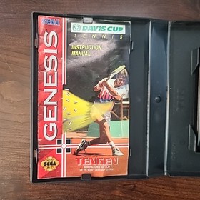 Davis Cup World Tour Tennis Sega Genesis 1993 Complete In Box CIB Tested Working