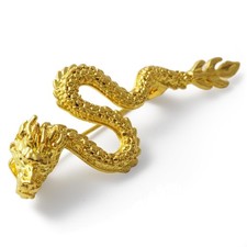 Dragon Brooch Metal Vintage Brooch for Women Lapel Pin for Men Backpack Pin Hat