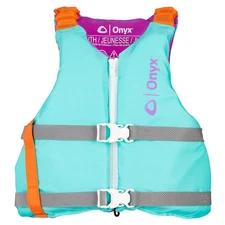 Absolute Outdoor 121900-505-002-21 Onyx Youth Universal Paddle Vest - Aqua