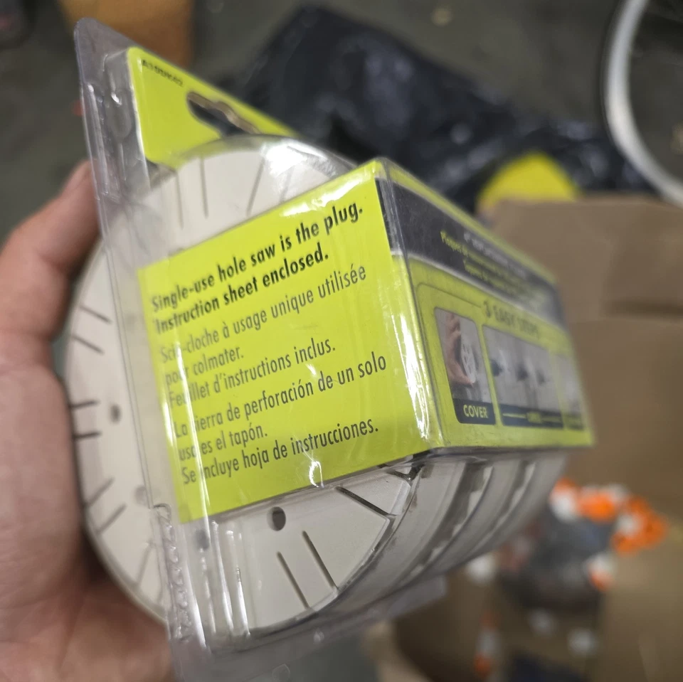 Ryobi Replacement Plugs 4 in. Cover Plate for Drywall Taper Repair Kit - Image 2 of 4