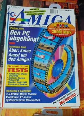 Amiga - Das Computermagazin 6/94 1994 Markt & Technik Verlag Commodore 16-bit
