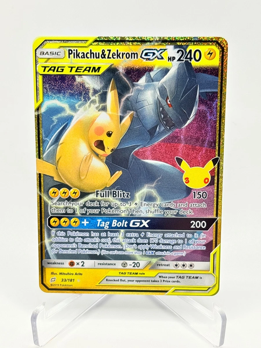 Pikachu & Zekrom GX Pokémon TCG Cards for sale | eBay