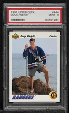 1991-92 Upper Deck Star Rookie Doug Weight #444 PSA 9 MINT 1c7