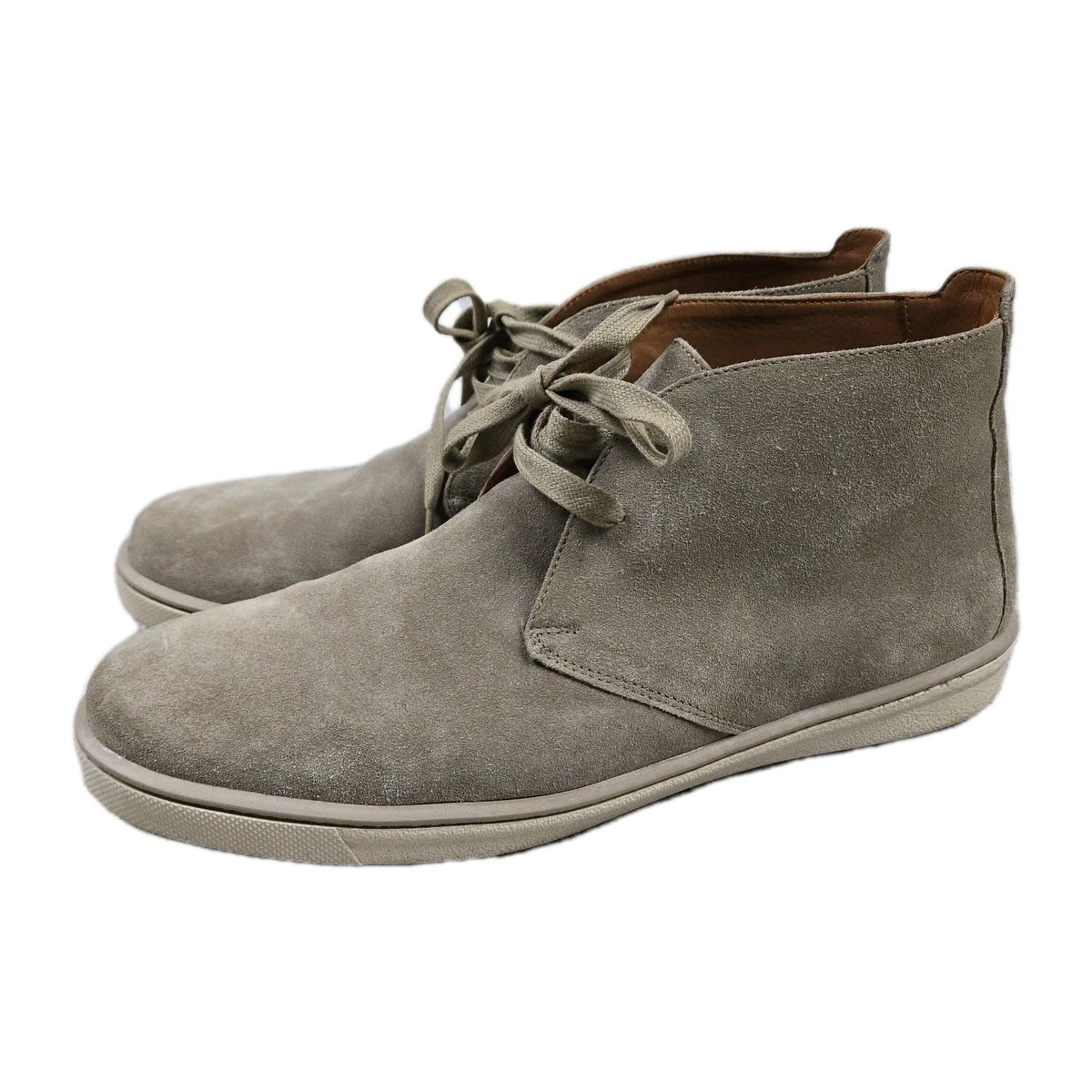 Vince Suede Chukka Boots Mens 10 Lace Up Beige Minimalist  display picture 1