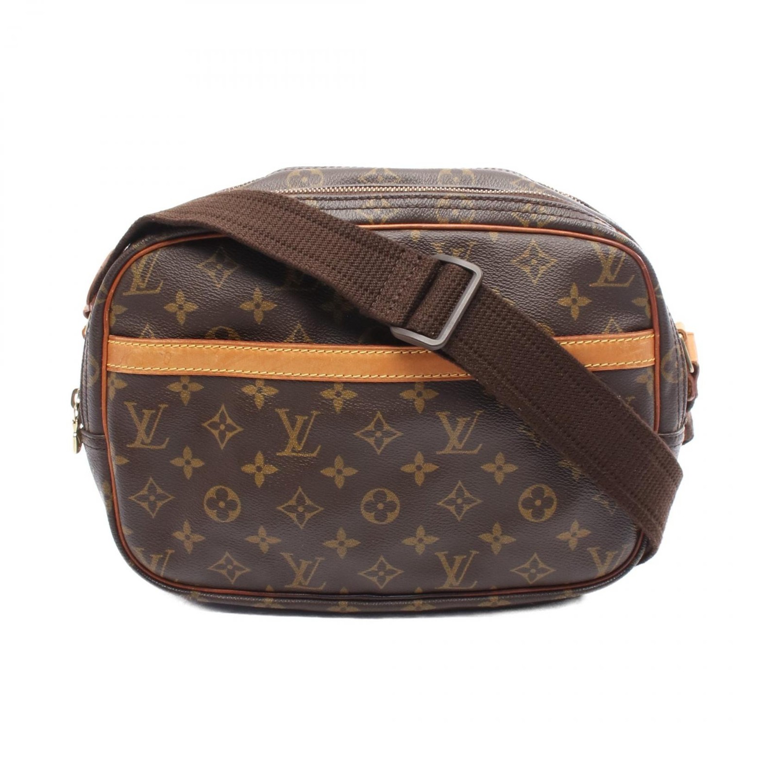 LOUIS VUITTON Reporter PM Shoulder Bag M45254 Monogram canvas leather Used Women