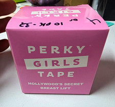 Perky Girls Tape Women's Bra Accessory Breast Lift Tape, Pink One Size