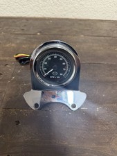 Harley Mini Tach Chrome Tachometer Gauge Bracket Mount Softail Dyna Road King Harley Mini Tach Chrome Tachometer Gauge Bracket Mount Softail Dyna Road King
