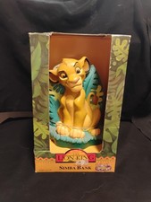 Vtg 1994 The Lion King Simba Vinyl Bank 6 4.5"/New In Box/Just Toys